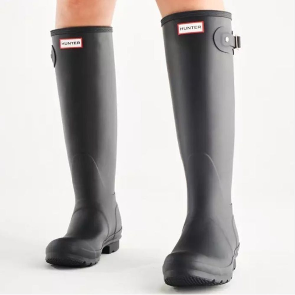 Hunter Classic Black Waterproof Boots Size US 5G/4B - Picture 2 of 16
